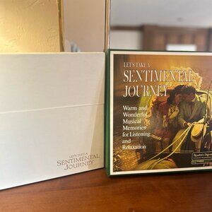 1970 box vinyl set. Readers Digest “Take a Sentimental Journey” set of 9 albums
